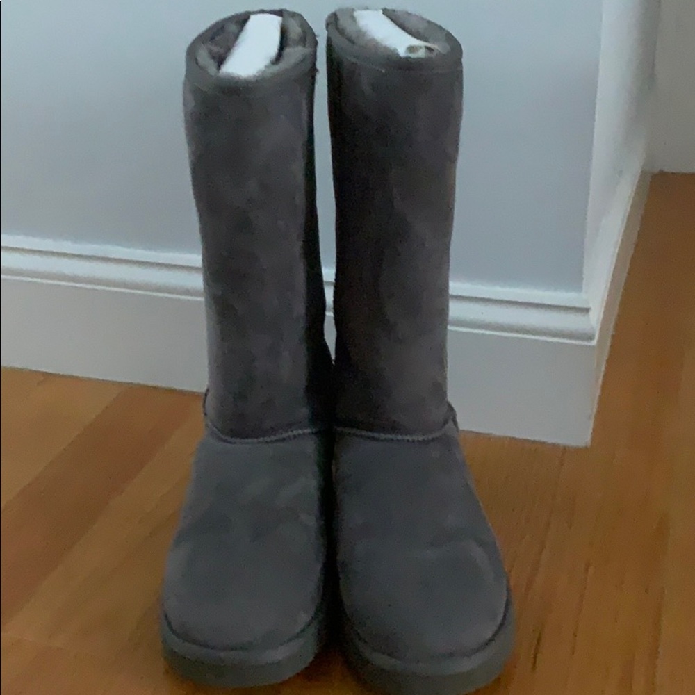 Tall Grey Ugg Boots